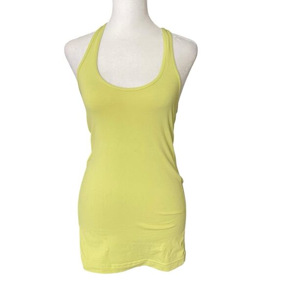 Set of 2 Lululemon Tank Top No Size Small VNeck Racerback Red Neon Green - Picture 10 of 16